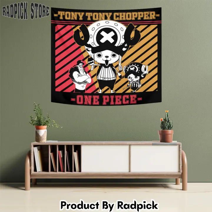 Tony tony chopper tapestry custom anime room wall decor  rp5946567